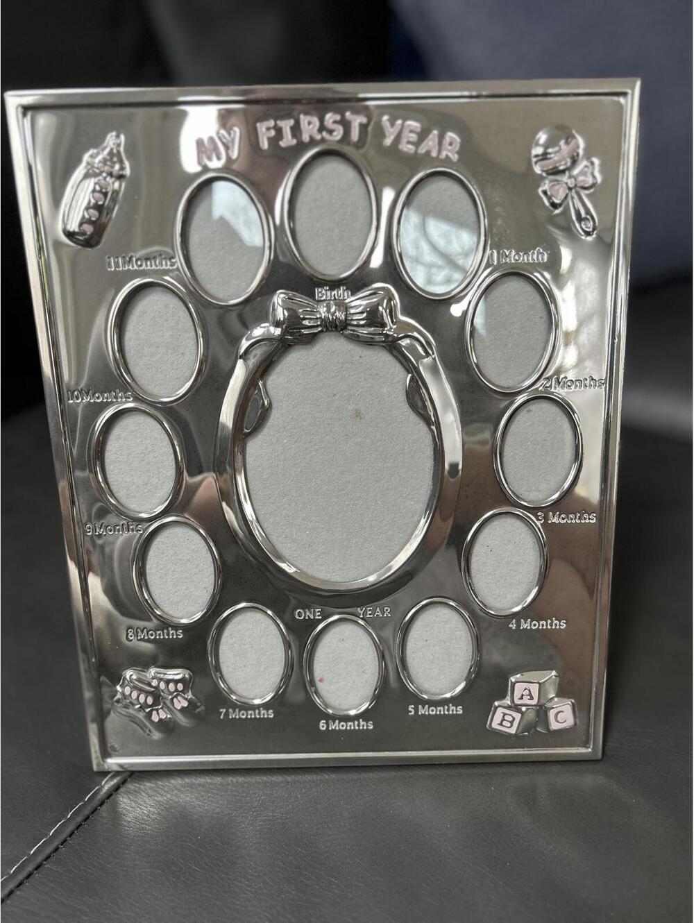 My First Year Silverplated Photo Frame